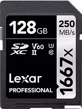 Карта памяти Lexar LSD128CB1667 SDXC 128GB Карта памяти Lexar LSD128CB1667 SDXC 128GB