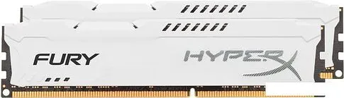 Оперативная память Kingston HyperX Fury White 2x4GB KIT DDR3 PC3-12800 (HX316C10FWK2/8)
