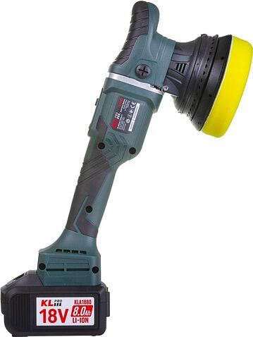 Полировальная машина KLPRO KLPS18B-80 (с 2-мя АКБ, сумка)