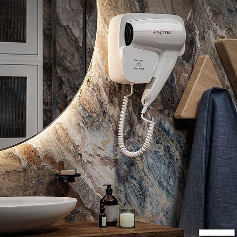 Сушилка для волос Meyvel MF4-1300 (белый)