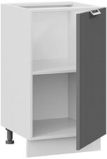 Шкаф напольный Трия Кимберли 1Н45 (белый/титан)