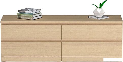 Комод Mio Tesoro Varma Prime 4D (дуб беленый)