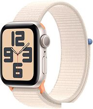 Умные часы Apple Watch SE 2 40 мм (алюминиевый корпус, звездный свет/звездный свет, нейлоновый ремешок) Умные часы Apple Watch SE 2 40 мм (алюминиевый корпус, звездный свет/звездный свет, нейлоновый ремешок)