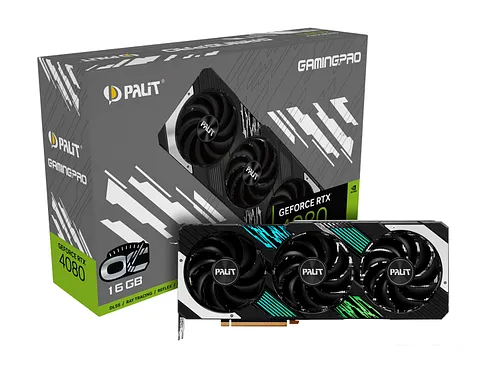 Видеокарта Palit GeForce RTX 4080 GamingPro OC NED4080T19T2-1032A
