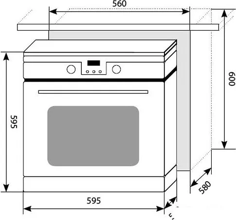 Духовой шкаф LEX EDP 093 IX