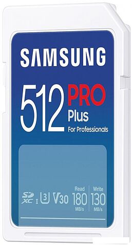 Карта памяти Samsung PRO Plus 2023 SDXC 512GB