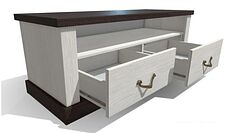 Тумба Интерлиния ТР-Т120 (вудлайн кремовый-дуб венге)