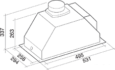 Кухонная вытяжка Falmec Design Gruppo Incasso 600 (50) Кухонная вытяжка Falmec Design Gruppo Incasso 600 (50)