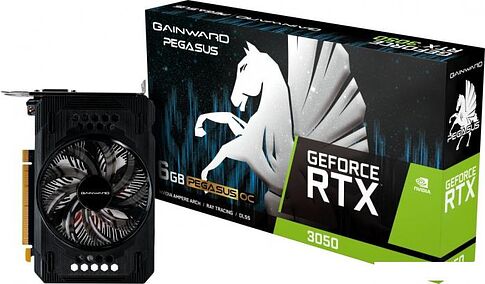 Видеокарта Gainward GeForce RTX 3050 Pegasus OC 6GB NE63050S18JE-1070E