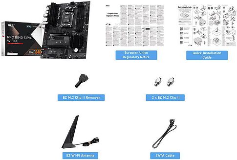 Материнская плата MSI Pro B840-S Evo WiFi6E