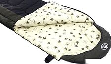 Спальный мешок BalMax Аляска Camping Plus -15 (правая молния, черный/хаки) Спальный мешок BalMax Аляска Camping Plus -15 (правая молния, черный/хаки)