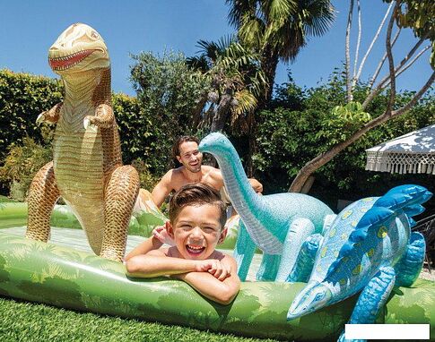 Игровой центр  Intex Приключения Юрского периода 56132 (200х200 см)