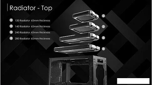 Корпус Raijintek Silenos MS Pro (черный)