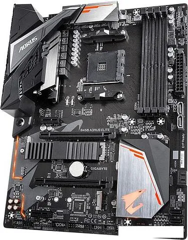 Материнская плата Gigabyte B450 Aorus Elite (rev. 1.0)