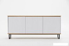 Тумба Shtabe Royal 5041 эко (белый/дуб сантана/черный)