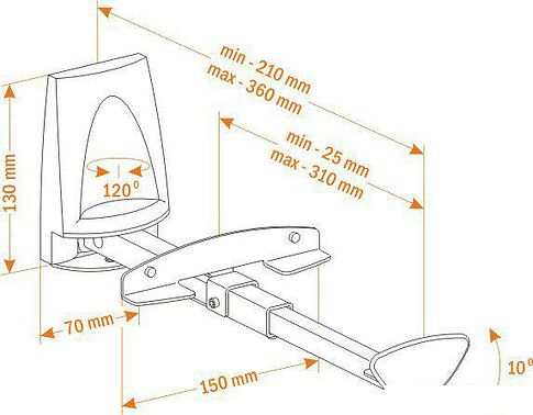 Кронштейн Holder LSS-6002
