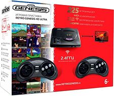 Игровая приставка Retro Genesis HD Ultra (2 геймпада, 225 игр) Игровая приставка Retro Genesis HD Ultra (2 геймпада, 225 игр)
