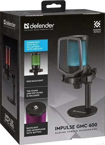 Проводной микрофон Defender Impulse GMC 600