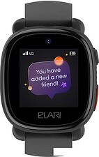 Детские умные часы Elari KidPhone 4G Lite (черный)