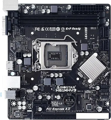 Материнская плата BIOSTAR H61MHV3 Ver. 7.0
