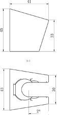 Держатель душевой лейки Lauter Living 21CKFS90102