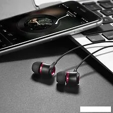 Наушники Hoco M46 (черный/красный)