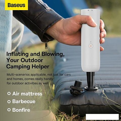 Автомобильный пылесос Baseus A3lite Car Vacuum Cleaner VCAQ050002 (белый)