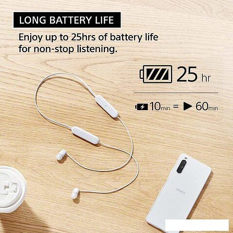 Наушники Sony WI-C100 (синий)