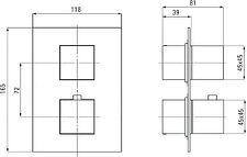 Душевая система  Deante BXYSX44T-3