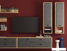 Тумба Black Red White Grace RTV1D2S (дуб наварра/графит)