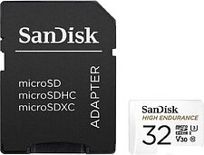 Карта памяти SanDisk High Endurance microSDHC SDSQQNR-032G-GN6IA 32GB (с адаптером) Карта памяти SanDisk High Endurance microSDHC SDSQQNR-032G-GN6IA 32GB (с адаптером)