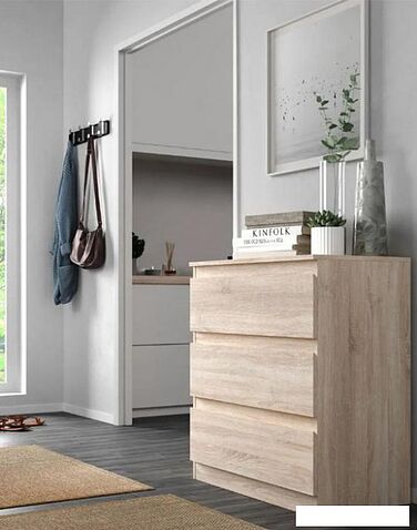 Комод НК-Мебель Stern Т-3 3-я 72674921 16мм (дуб сонома)