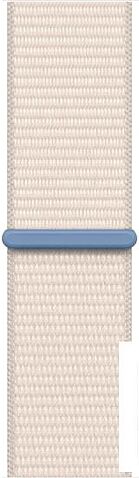 Умные часы Apple Watch Series 9 41 мм (алюминиевый корпус, звездный свет/звездный свет, нейлоновый ремешок)