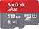 Карта памяти SanDisk Ultra SDSQUAC-512G-GN6MN microSDXC 512GB