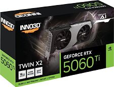 Видеокарта Inno3D GeForce RTX 5060 Ti 16GB Twin X2 N506T2-16D7-193075N Видеокарта Inno3D GeForce RTX 5060 Ti 16GB Twin X2 N506T2-16D7-193075N