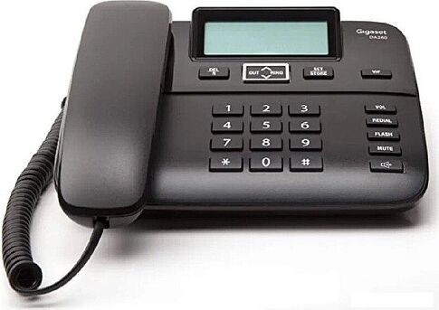 Проводной телефон Gigaset DA260 (черный)