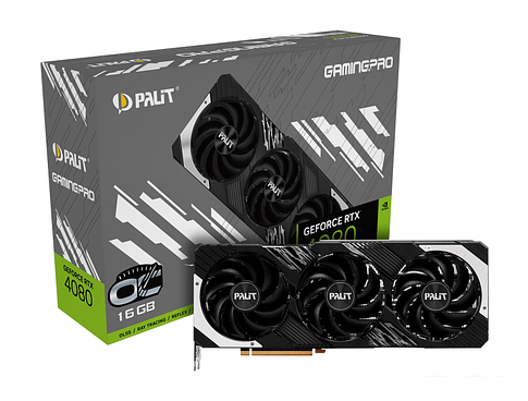 Видеокарта Palit GeForce RTX 4080 GamingPro OC NED4080T19T2-1032A