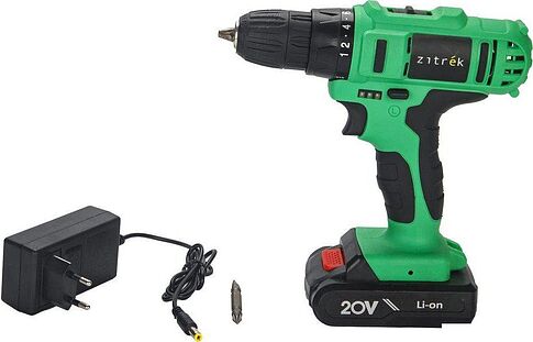 Дрель-шуруповерт Zitrek Green 20-Li Plus 083-1115 (с 2-мя АКБ)