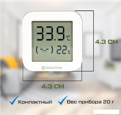 Термогигрометр Evolution HTB1