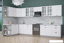 Готовая кухня Интерлиния Берес 1.7x2.7 правая (дуб полярный/серый каспий) Готовая кухня Интерлиния Берес 1.7x2.7 правая (дуб полярный/серый каспий)
