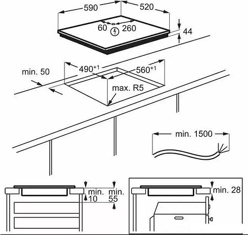 Варочная панель Electrolux EIS62453