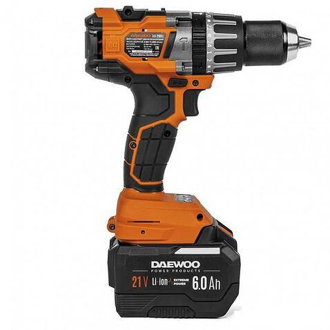 Ударная дрель-шуруповерт Daewoo Power DAA 2161Li (с 2-мя АКБ, кейс)