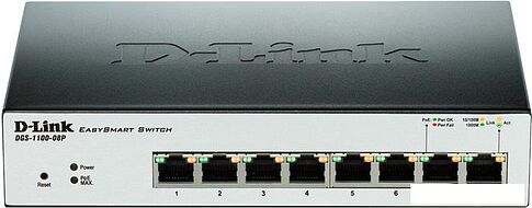 Коммутатор D-Link DGS-1100-08P