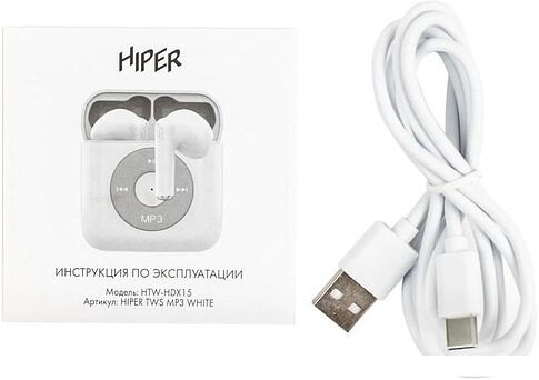 Наушники Hiper TWS MP3 HTW-HDX15
