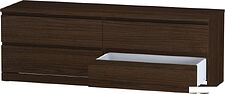 Комод Mio Tesoro Varma Prime 4D (коричневый)