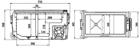 Компрессорный автохолодильник Alpicool ET36