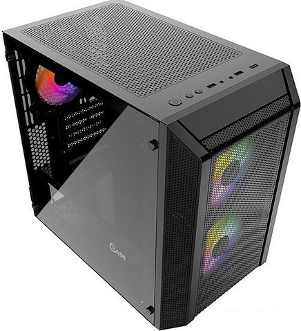 Корпус Powercase Mistral Micro H3B Mesh LED
