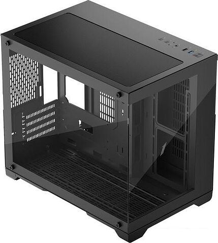 Корпус 1stPlayer MV6-TRANSPARENT (черный)