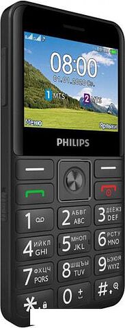 Мобильный телефон Philips Xenium E207 (черный)