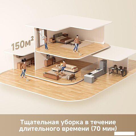 Пылесос Dreame Cordless Vacuum Cleaner R10s VZV22A (евровилка, белый)